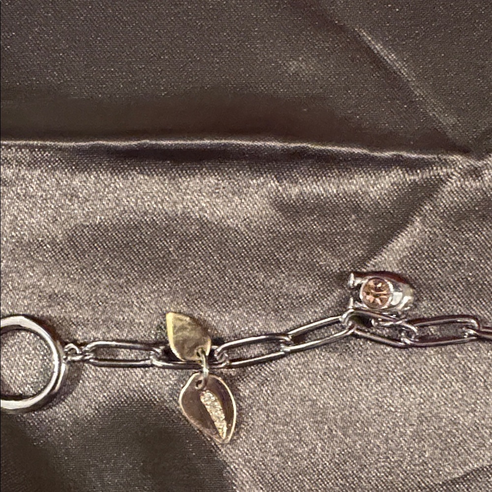 Coach Gold and Silver Charm Bracelet with fresh water pearls - Picture 4 of 7